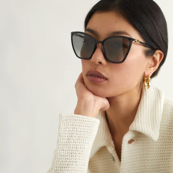 ? NEW Fendi Oversized Black Square Sunglasses FF 0433/G/S ✨ main image 8